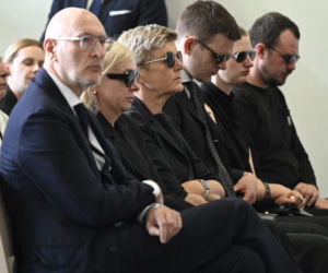 Politycy i dziennikarze na pogrzebie Andrzeja Morozowskiego