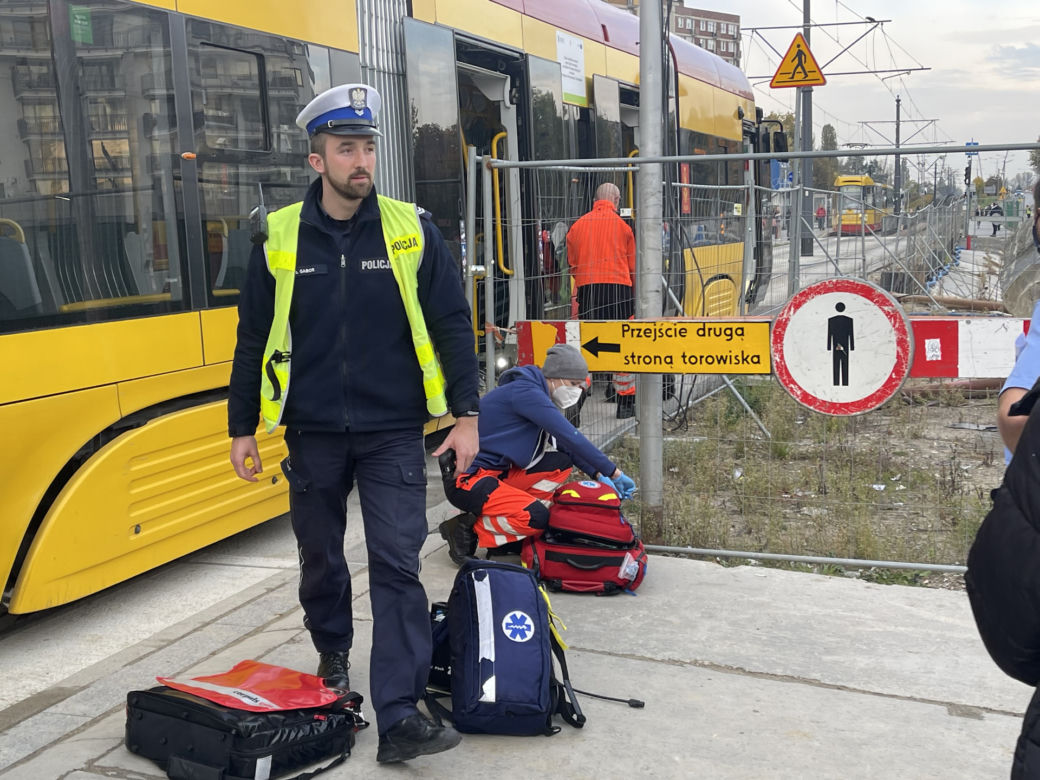 Motorniczy tramwaju linii 1 był trzeźwy