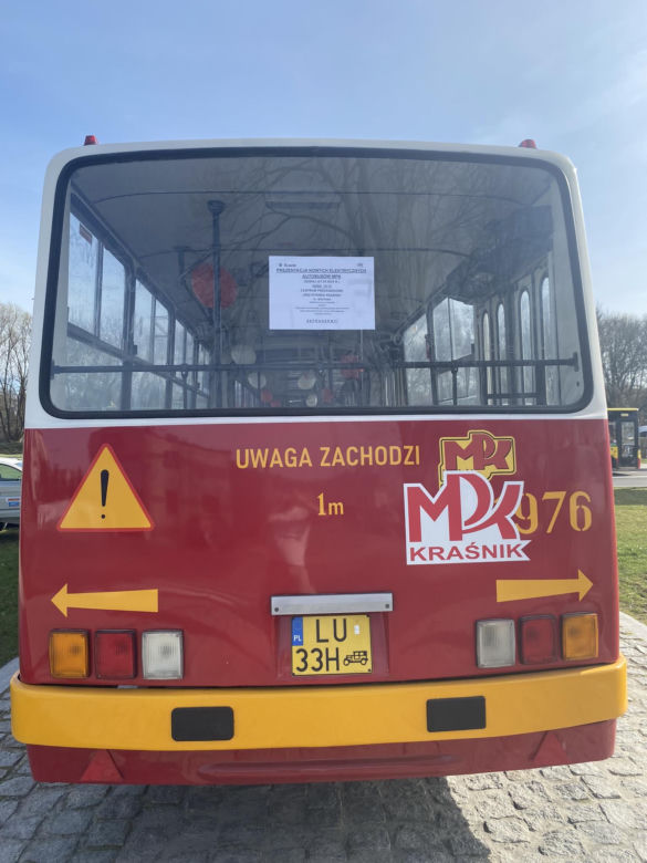 Prezentacja elektrycznych autobusów w Kraśniku