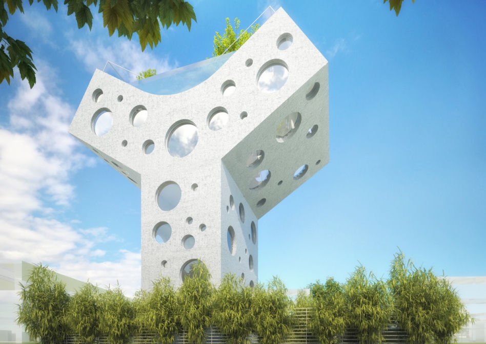 Willa Y - nietypowy dom jednorodzinny od MVRDV