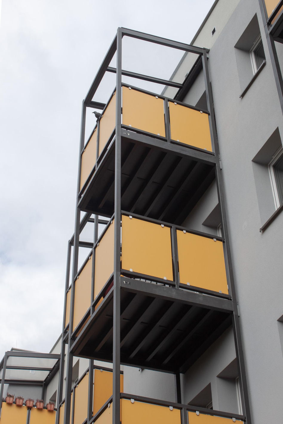 Blok przy Fredry 7 w Katowicach po termomodernizacji