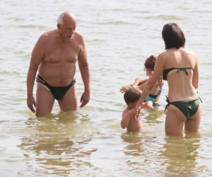 Janusz Korwin-Mikke z żoną na wakacjach