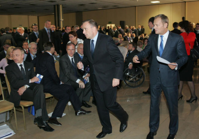 Donald Tusk i Grzegorz Schetyna