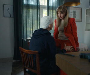 Barwy szczęścia, odcinek 3305. Łukasz (Michał Rolnicki), Agnieszka (Katarzyna Tlałka)