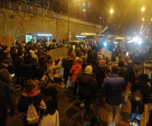 Blokada Trasy Łazienkowskiej