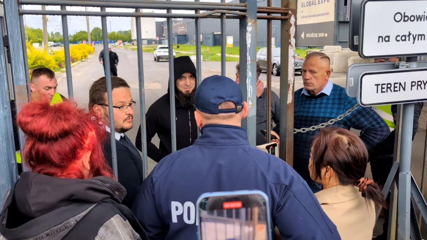 Hala na Modlińskiej zamknięta dla kupców. To koniec bazaru 