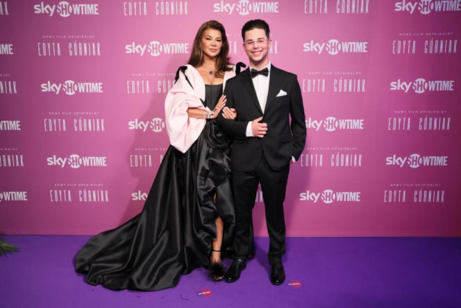 Edyta Górniak z synem Allanem na premierze filmu dokumentalnego o jej życiu i karierze