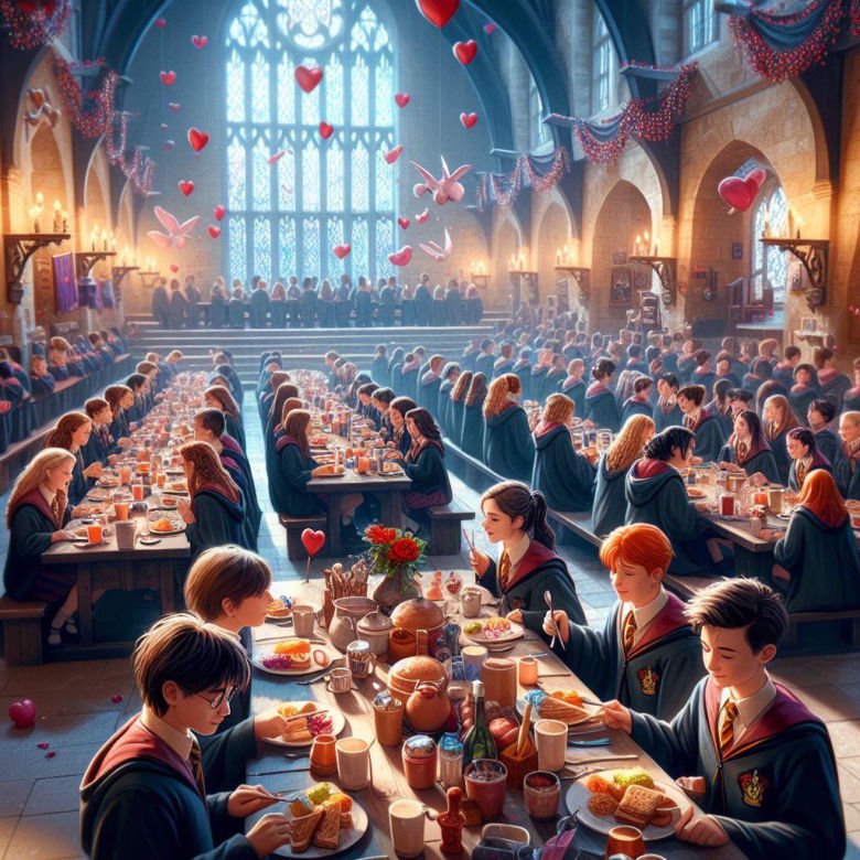 Harry Potter. Walentynki w Hogwarcie. Tak wyglądał zamek w święto zakochanych! [GALERIA]