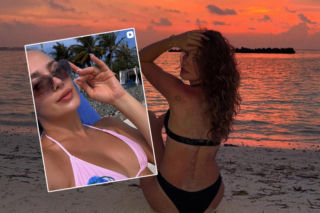Wiktoria Gąsiewska niczym bogini w bikini! Wyłoniła się z oceanu w skąpym wdzianku. WOW!