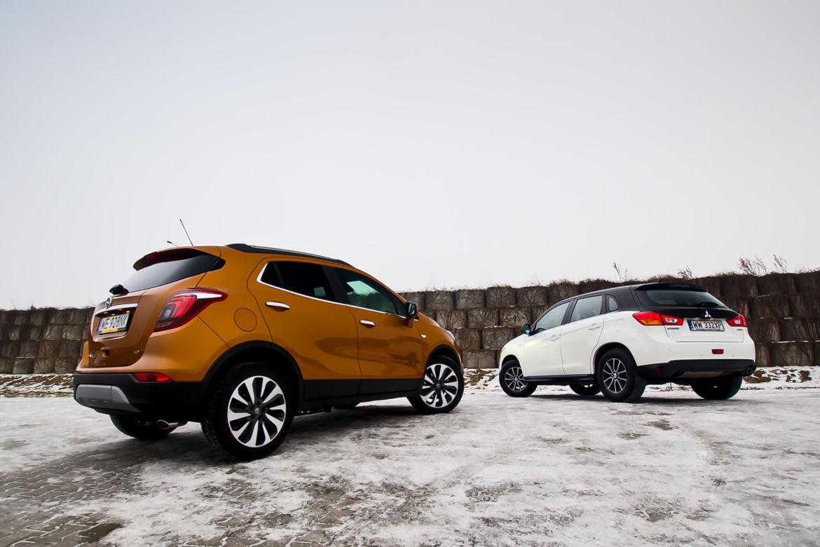 Mitsubishi ASX 1.6 MIVEC 2WD Invite vs. Opel Mokka X 1.6 CDTi 136 KM 4x4 Elite