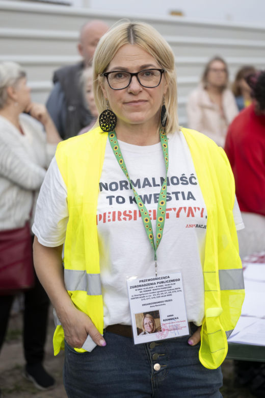 Protest w Piasecznie przeciwko Data Center