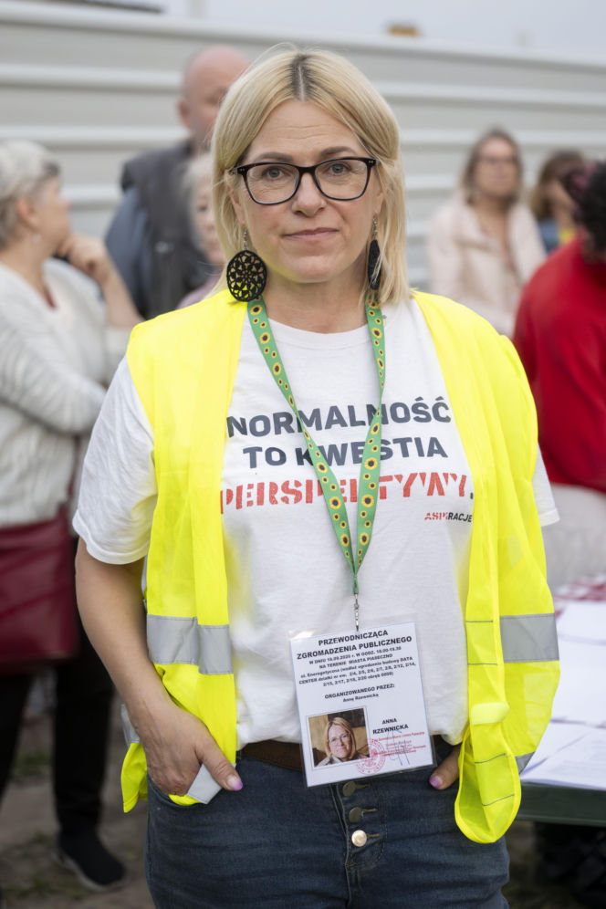 Protest w Piasecznie przeciwko Data Center