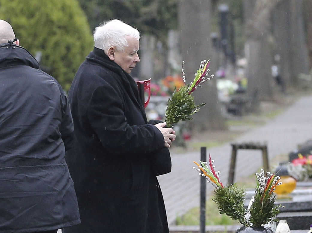 Jarosław Kaczyński w Niedzielę Palmową