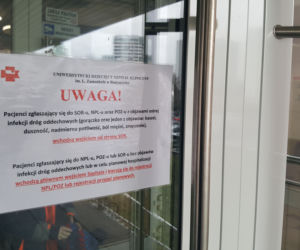 Białystok. Zakaz odwiedzin w Uniwersyteckim Szpitalu Klinicznym