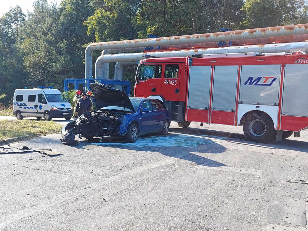 Wypadek na terenie SSE Starachowice