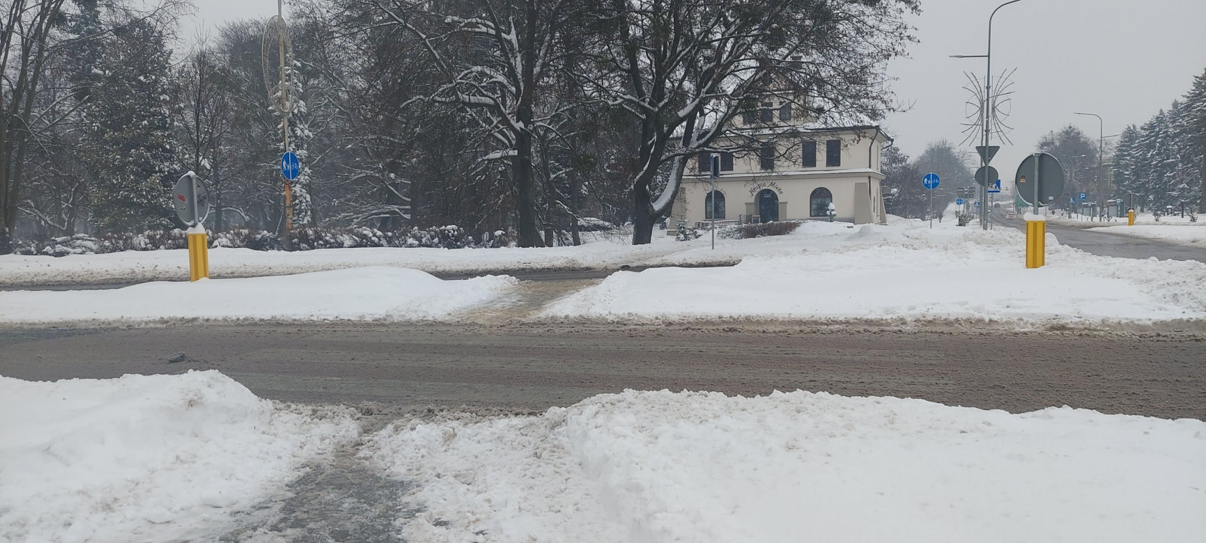 zima w Zamościu