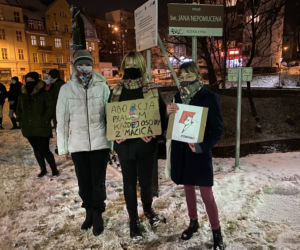 Strajk kobiet w Olsztynie (28.01.2021)