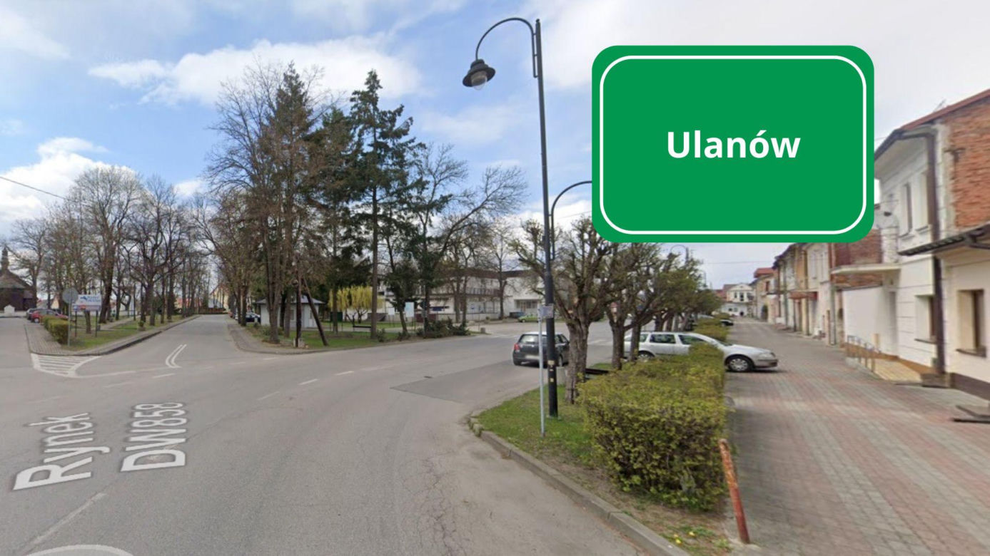 4. Ulanów – 1 363 mieszkańców      