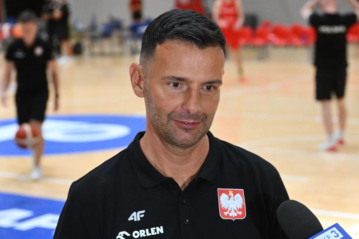 Jeremy Sochan trenuje z reprezentacją Polski we Wrocławiu. Zobacz zdjęcia. Kiedy mecze o Igrzyska Olimpijskie?