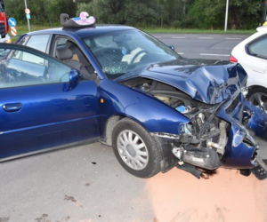 Wypadek na Alei Jana Pawła II w Tarnowie