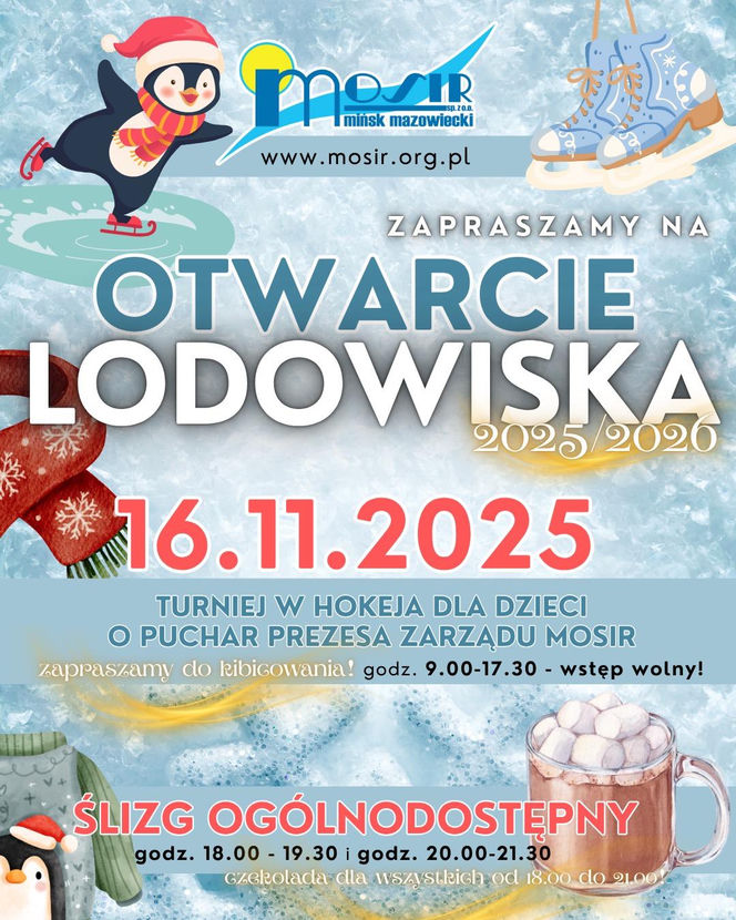 Lodowisko w Mińsku Mazowieckim