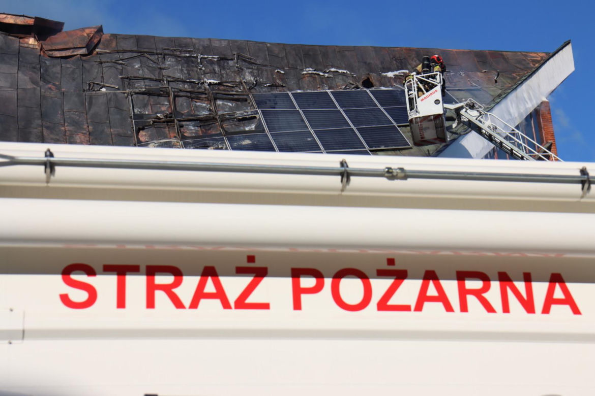 Pożar kościoła w Lublinie