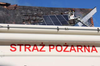 Pożar kościoła w Lublinie