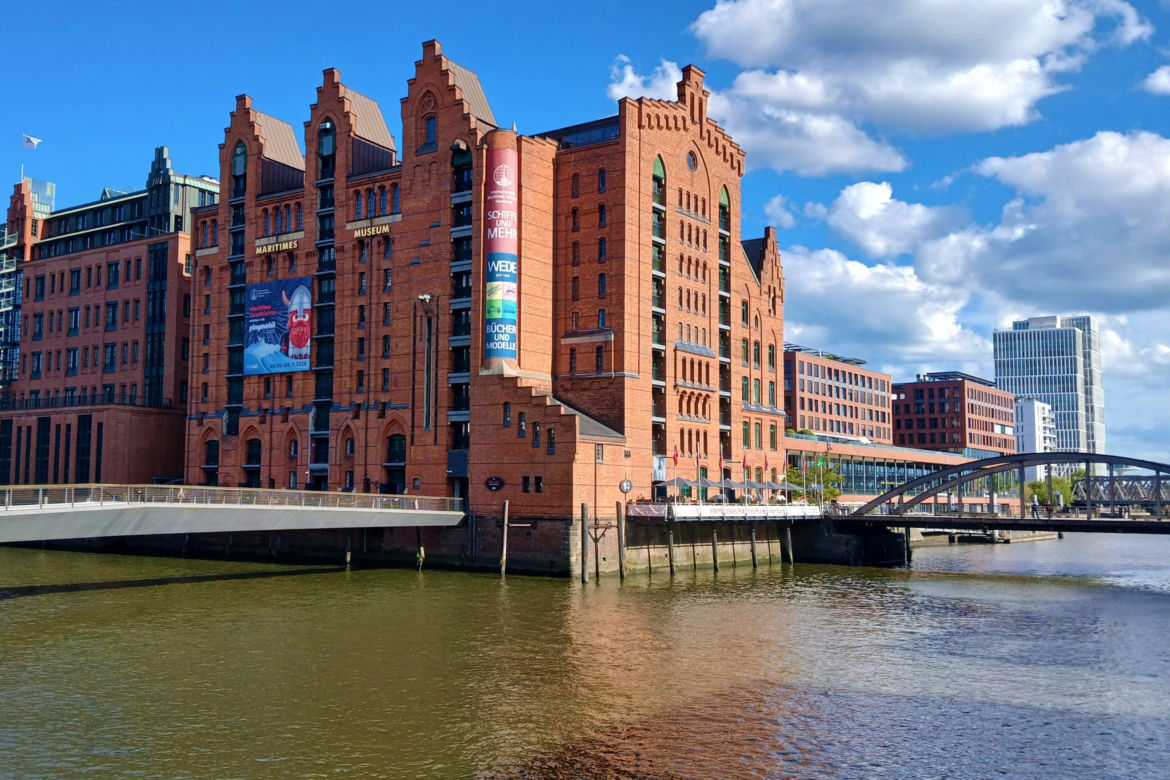 HafenCity i Speicherstadt w Hamburgu