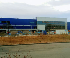 Budowa sklepu IKEA w Szczecinie - sierpień 2020