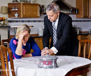 Barwy szczęścia. Alina Rybińska (Hanna Dunowska), Waldemar Rybiński (Jacek Romanowski)