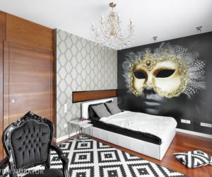 sypialnia glamour zdjęcia