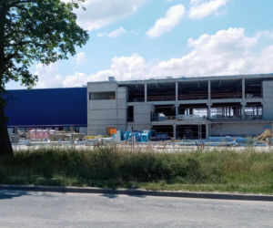 Budowa sklepu IKEA w Szczecinie - lipiec 2020
