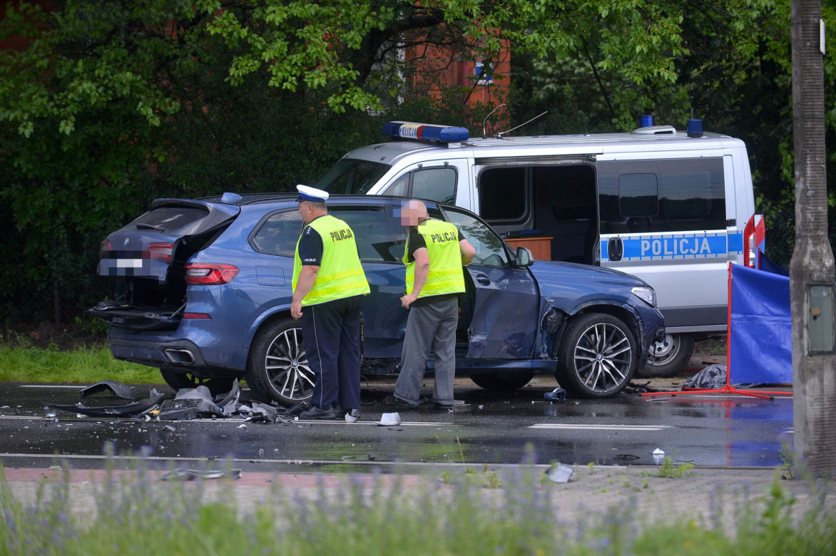 Śmiertelny wypadek z udziałem motocyklisty w Radości