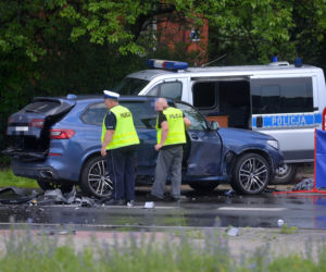 Śmiertelny wypadek z udziałem motocyklisty w Radości