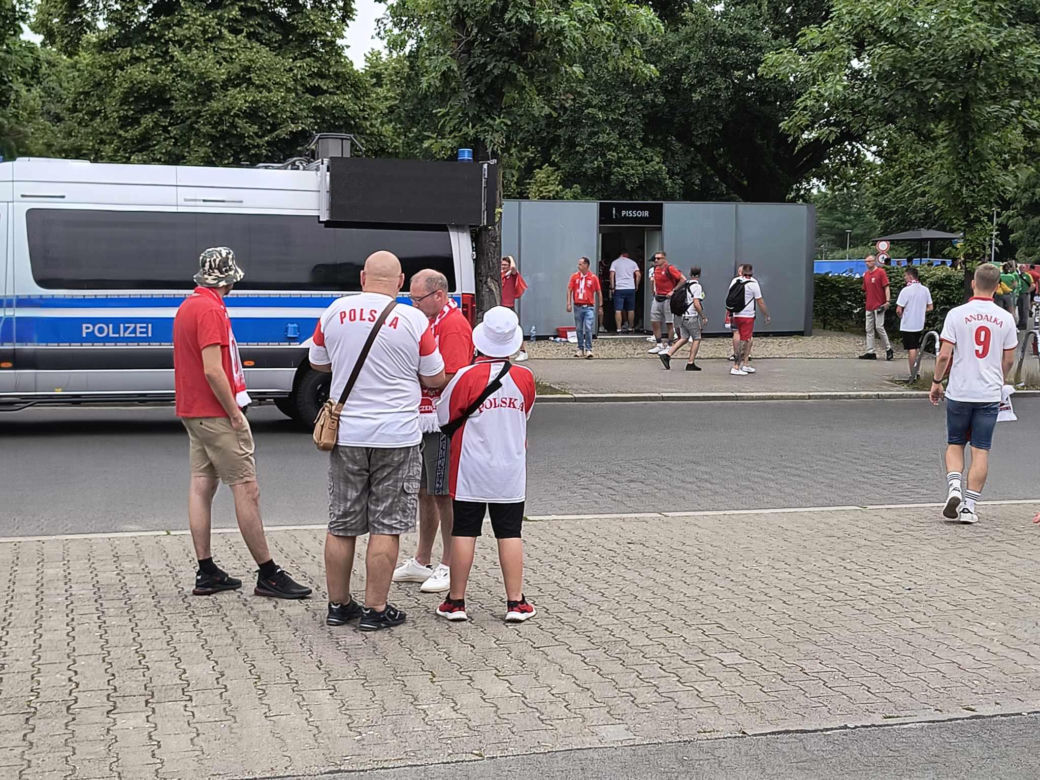 Euro 2024. Kibice przed meczem Polska - Austria w Berlinie