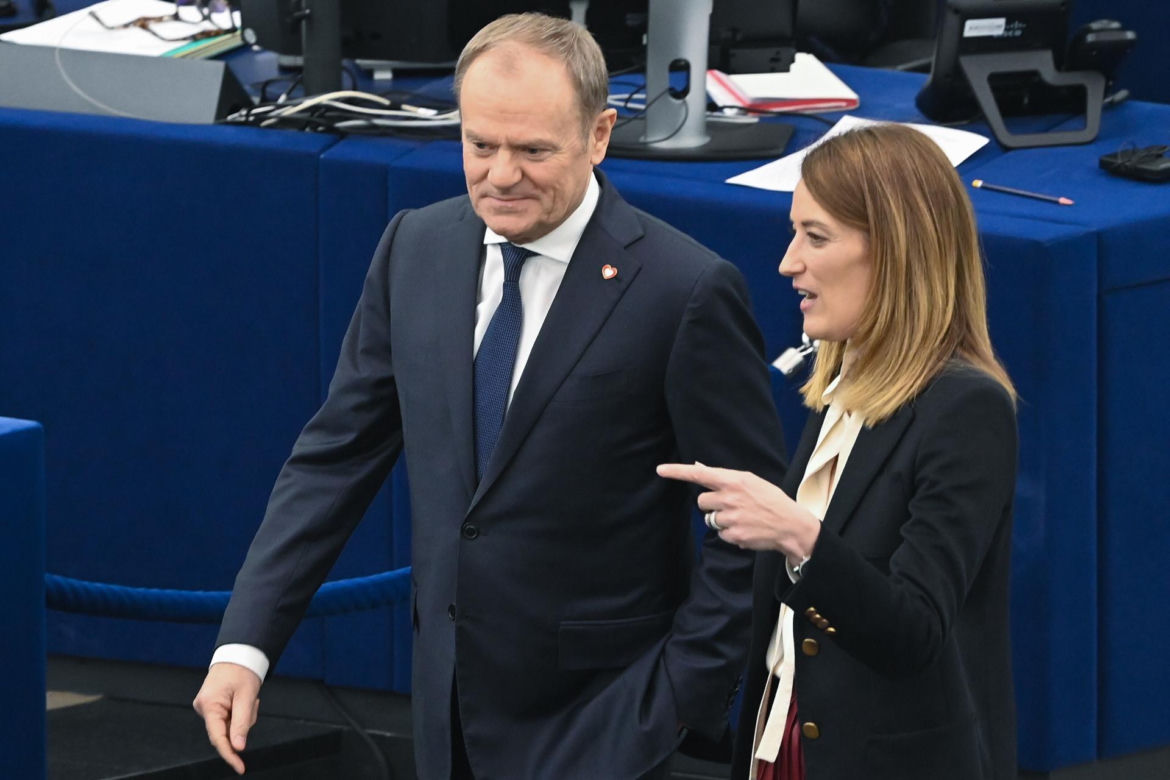 Wystąpienie Tuska w Parlamencie Europejskim