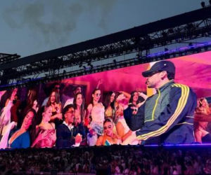 Lewandowscy i Szczęśni na koncercie Bad Bunny'ego