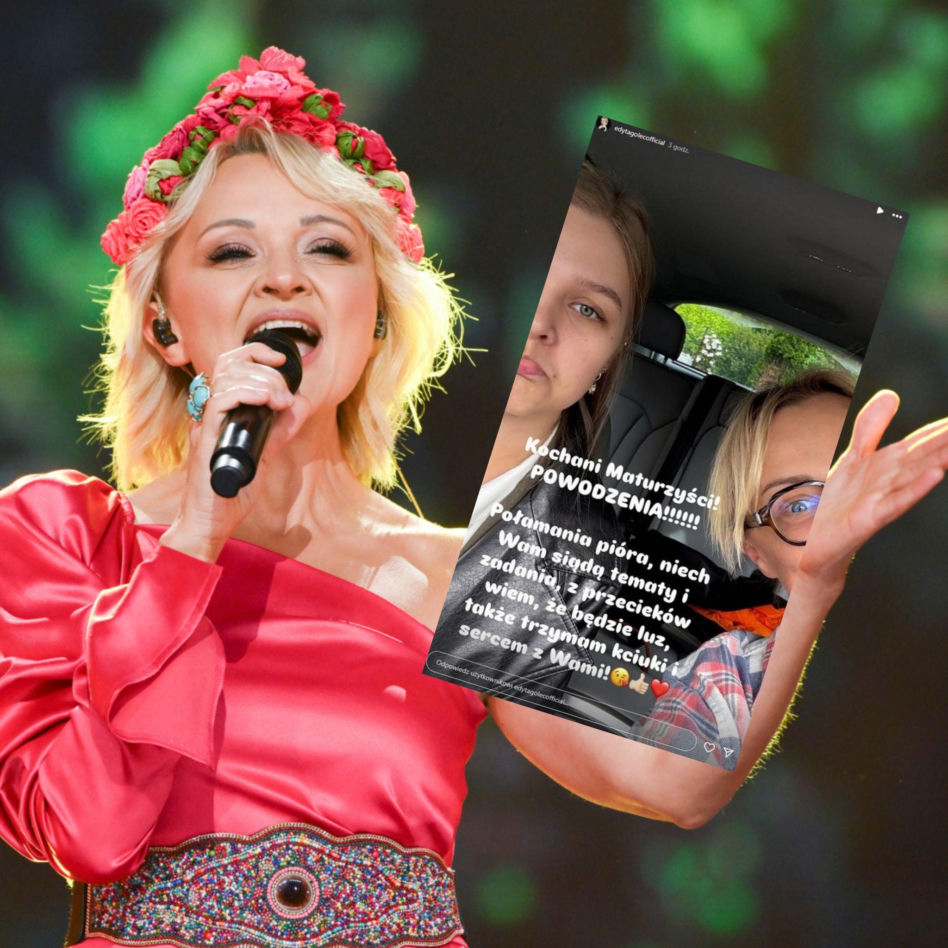   Edyta Golec wspiera córkę, która zdaje maturę. Padły piękne słowa