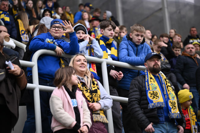 Arka Gdynia - Widzew Łódź: Zdjęcia kibiców i zawodników z meczu 25. kolejki PKO BP Ekstraklasy