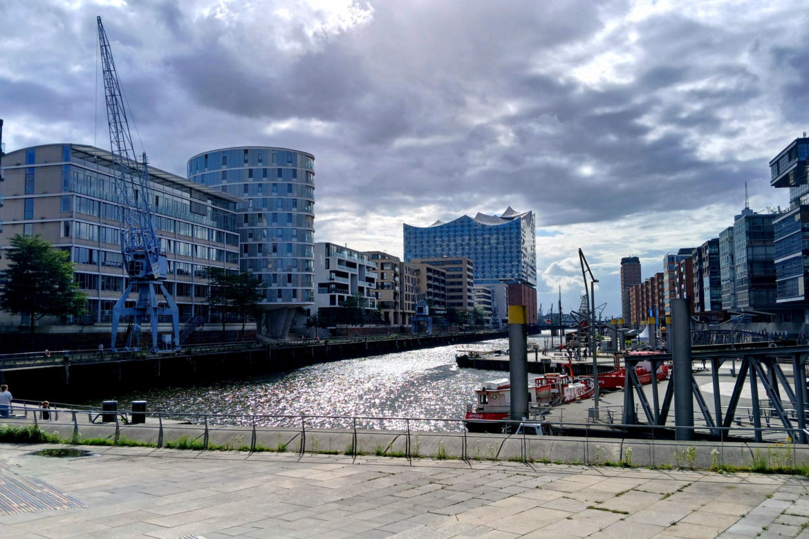 HafenCity i Speicherstadt w Hamburgu
