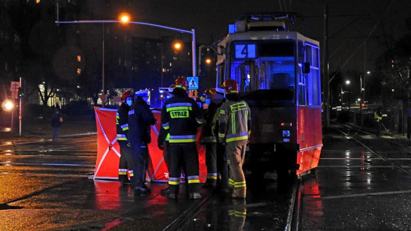 Śmiertelny wypadek na Rembielińskiej. Kobieta zginęła pod kołami tramwaju