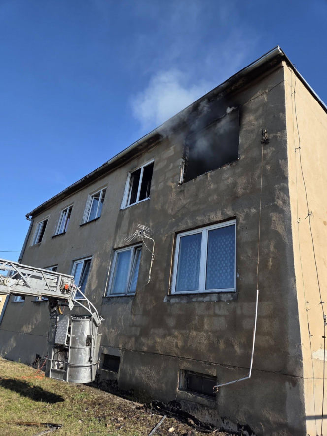 Nie żyje kobieta. Tragiczny pożar w Przybyszowie niedaleko Sławy