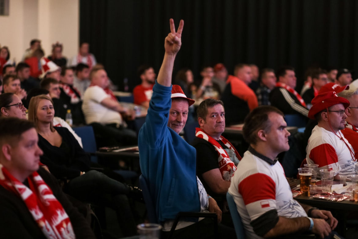 Strefa kibica na Stadionie Śląskim w czasie meczu Polska-Meksyk
