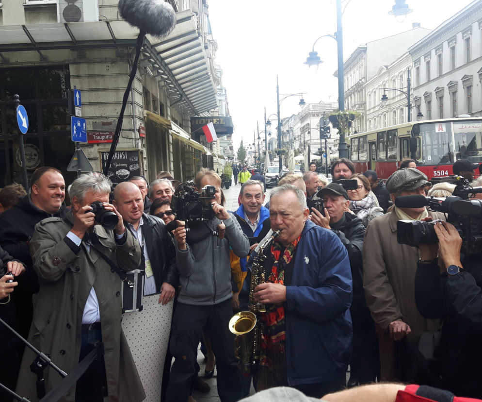 Gwiazda Michała Urbaniaka na Piotrkowskiej