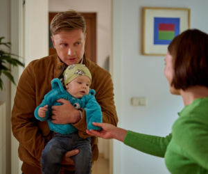 Na Wspólnej odc. 4132. Ania (Sonia Mietielica), Igor (Jakub Wesołowski), Jaś (Kazio Wierzbicki)