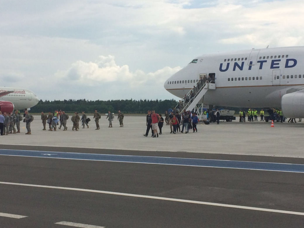Jumbo Jet na lotnisku w Goleniowie