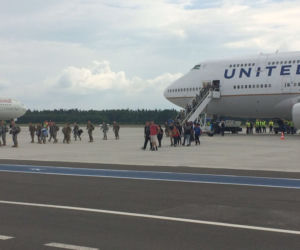Jumbo Jet na lotnisku w Goleniowie