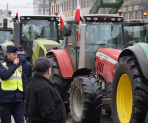 Strajk rolników w Bydgoszczy [ZDJĘIA]