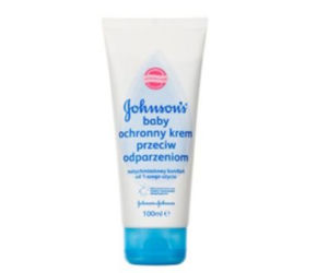 Odparzenia u dzieci – Krem Johnson's baby