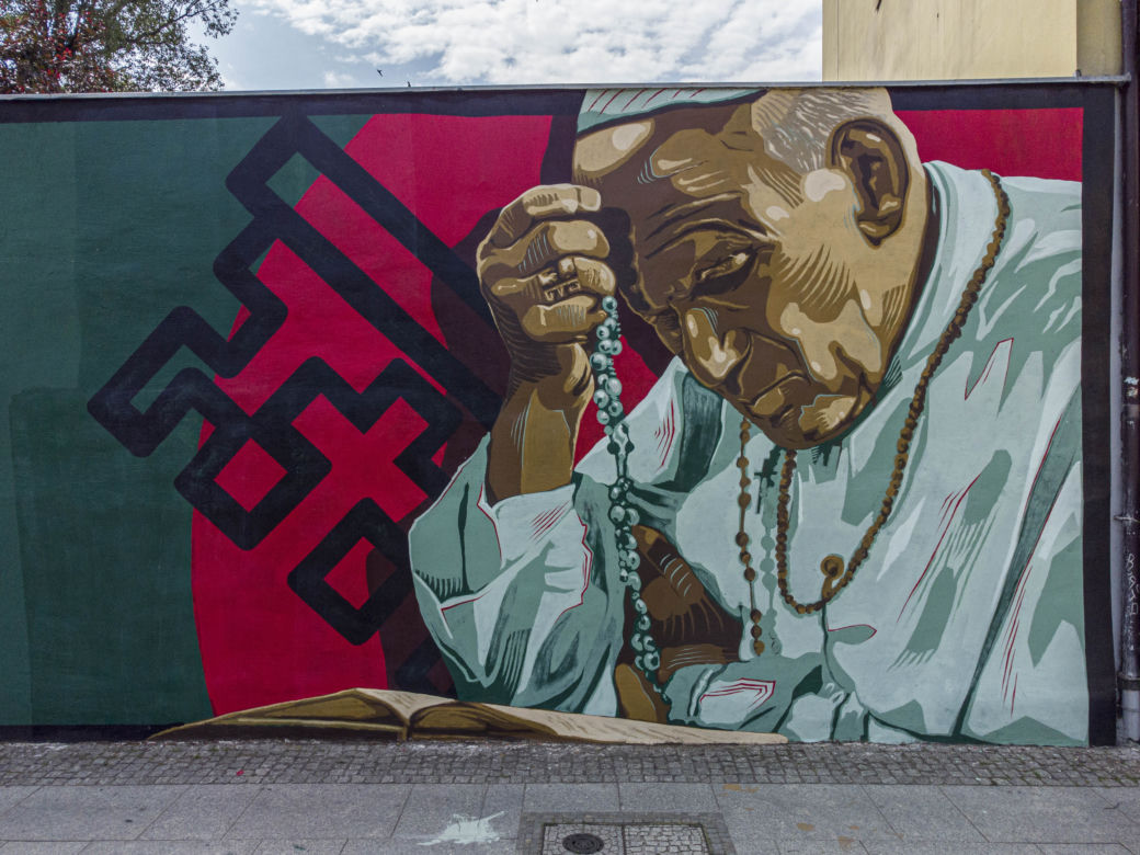 Kibice Śląska namalowali mural bez wymaganych zgód 
